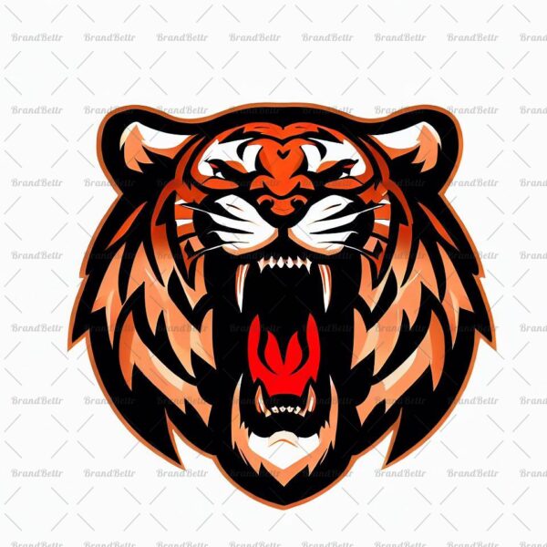 Brüllender Tiger